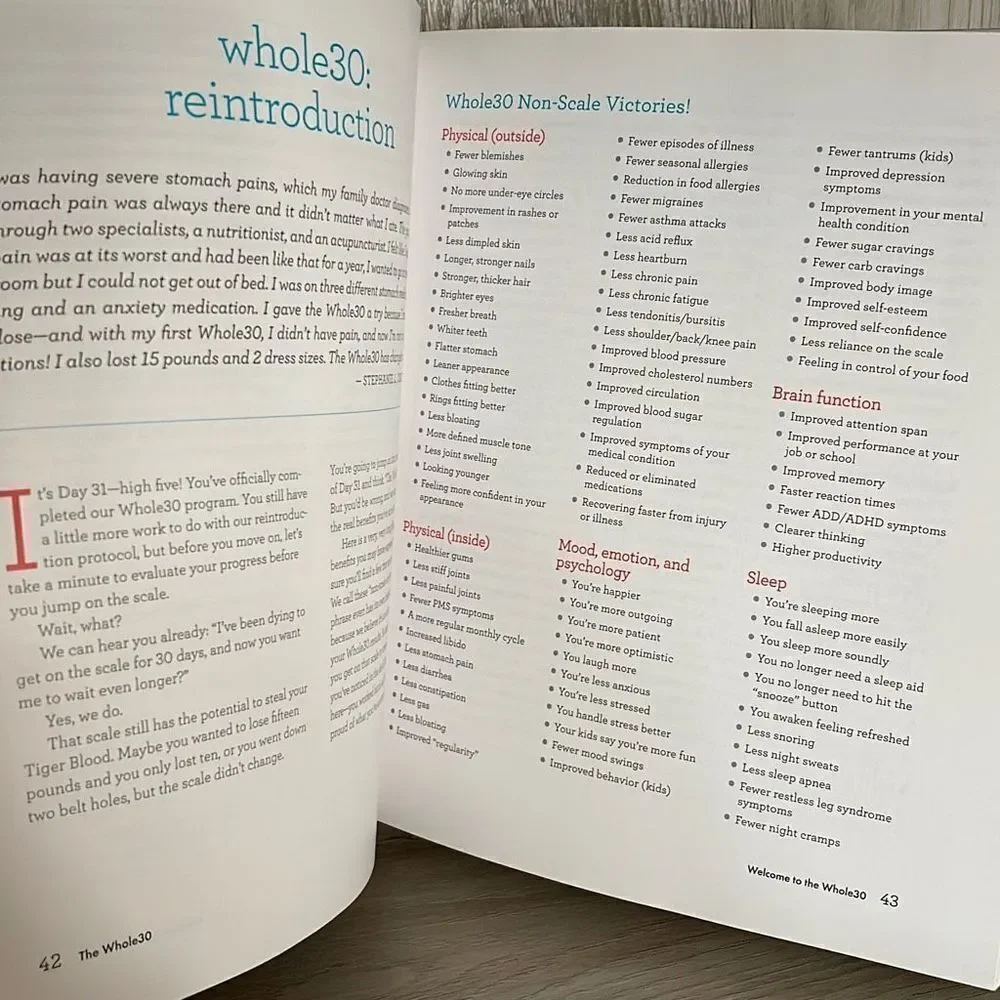 The Whole 30 Hardcover Cookbook 30-Day Guide to‎ Total Health and Food Freedom
